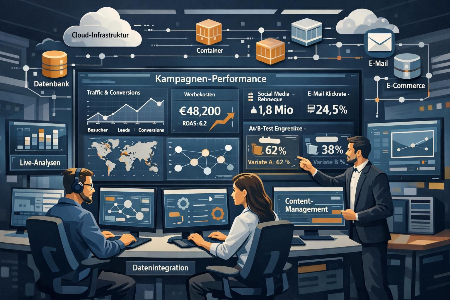 erfahren sie, wie sie ein skalierbares webmarketing-system mit integrierter orchestrierung aufbauen, um ihre marketingprozesse effizient zu steuern und zu optimieren.